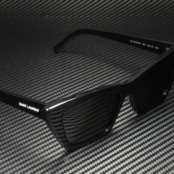 NEW Saint Laurent Black Women's Cat Eye Sunglasses - Picture 2 of 5